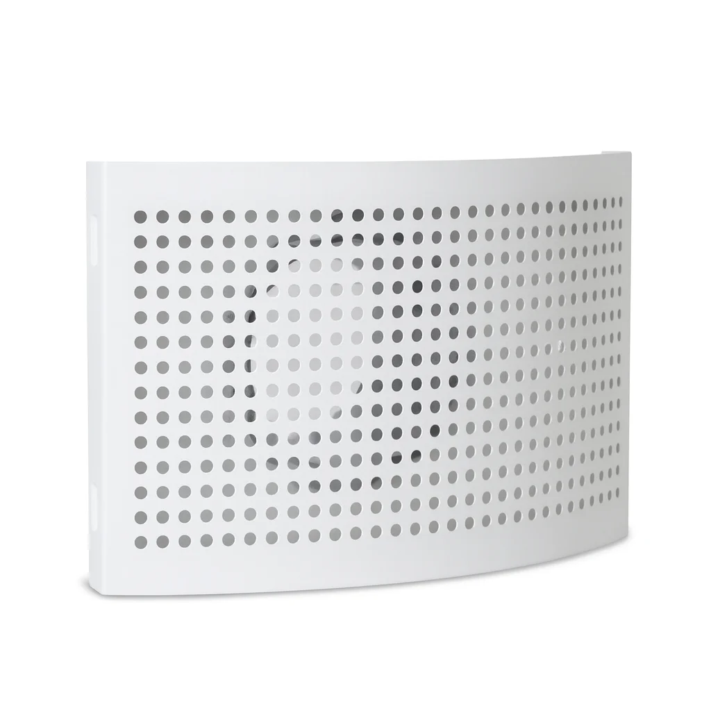 Tilluftsdon för väggmontage, HHS-serien, vit RAL 9010 – Standard – 125