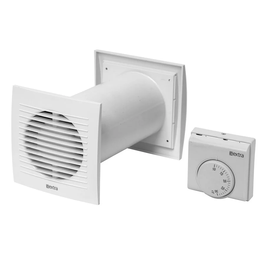 Europlast väggmonterat ventilationskit med termostat – L100KP
