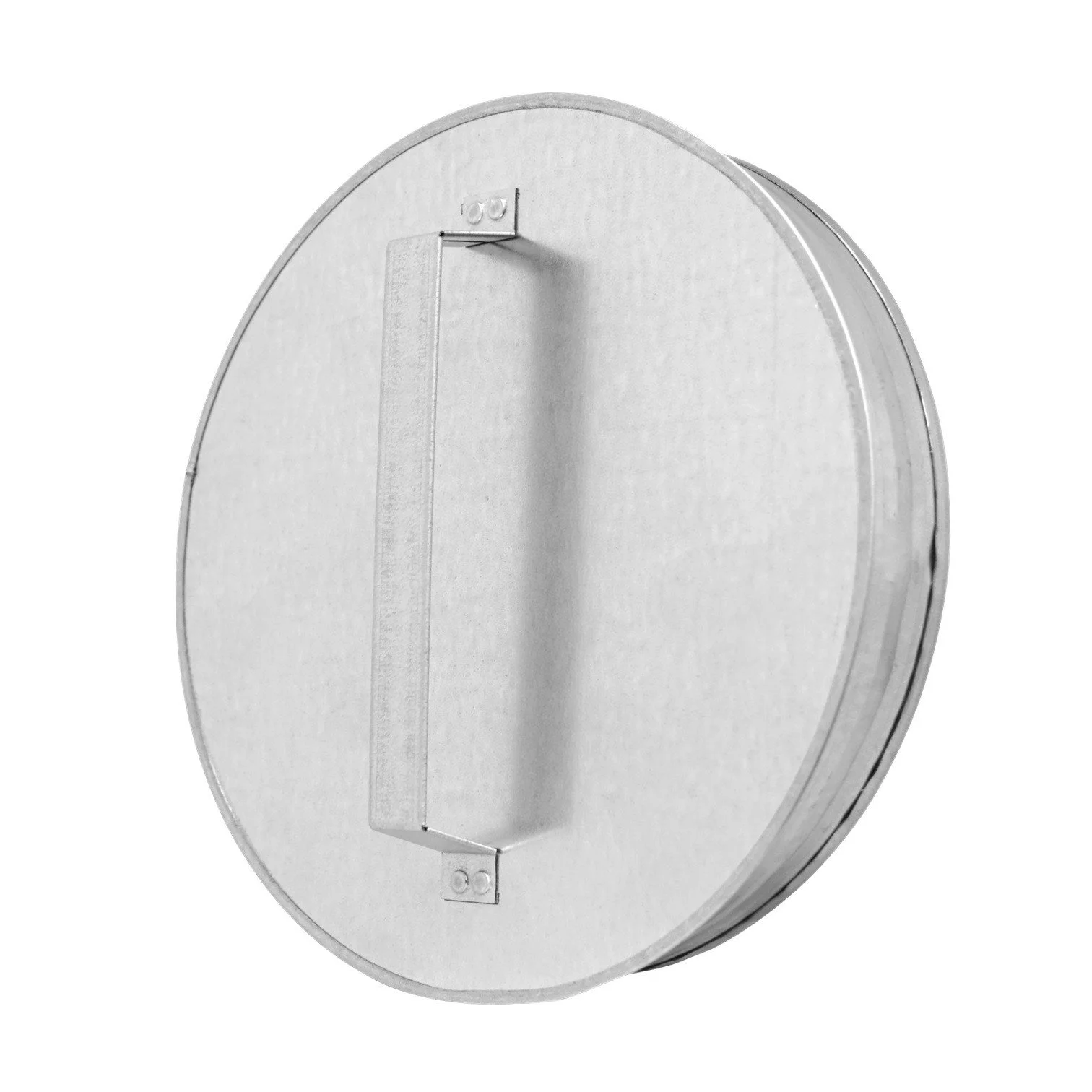 Ändlock / renslock med handtag utan tätning – galvaniserat stål (Ø80–315) – 250